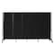 National Public Seating NPS Room Divider, 6' Height, 5 Sections, Black RDB6-5PT10 - alternate 1